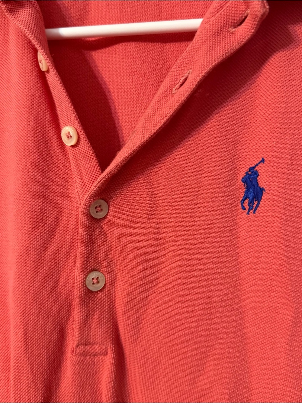 Ralph Lauren Sport Polo Dress Women’s XS Coral Pink Pony Logo Short Sleeve - Picture 5 of 5